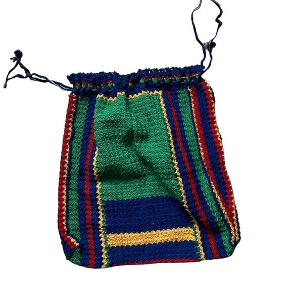 Crochet drawstring bag - Picture 2 of 3